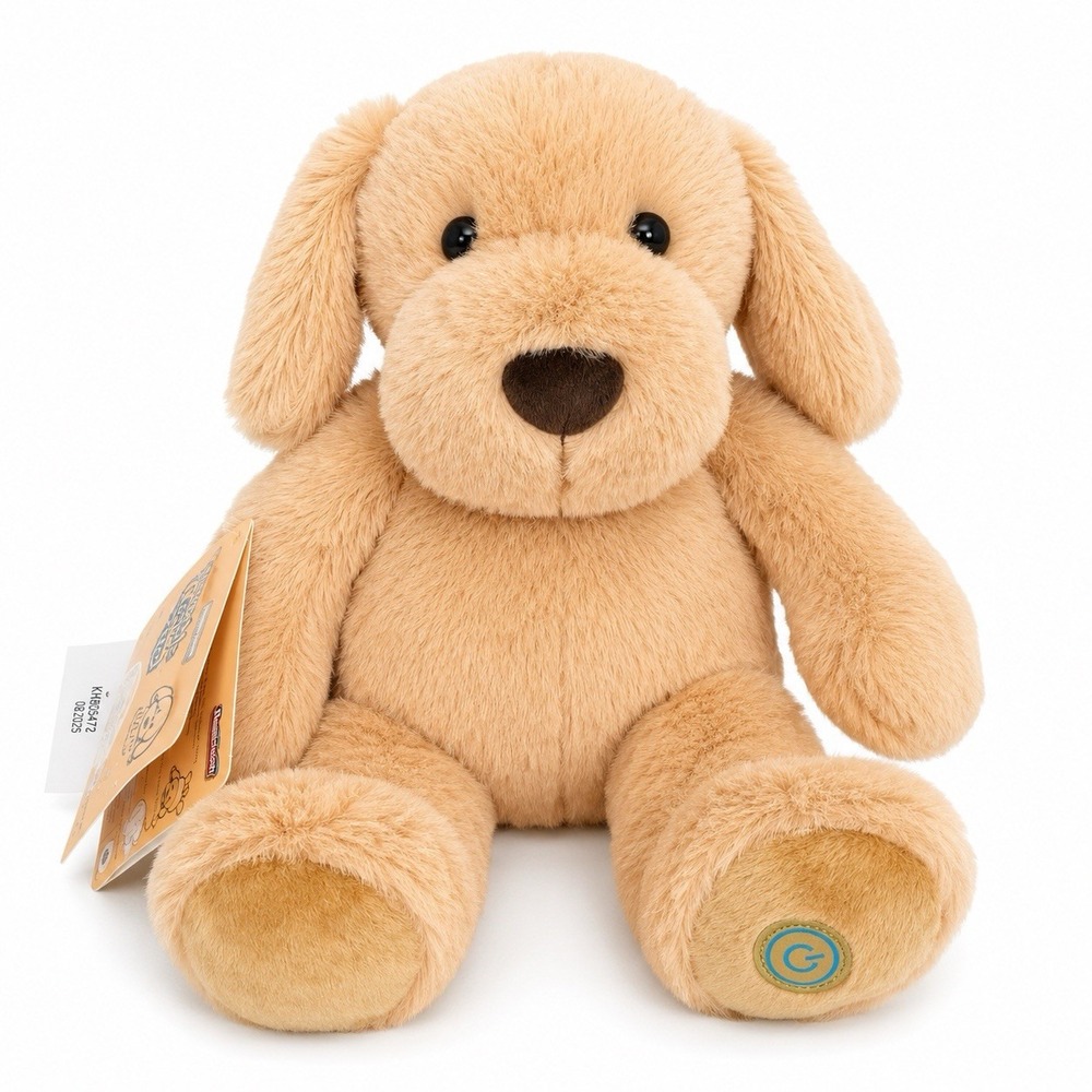 Health Touch Huggable Massager Retriever Plush 14" Puppy Dog Relaxing Vibration